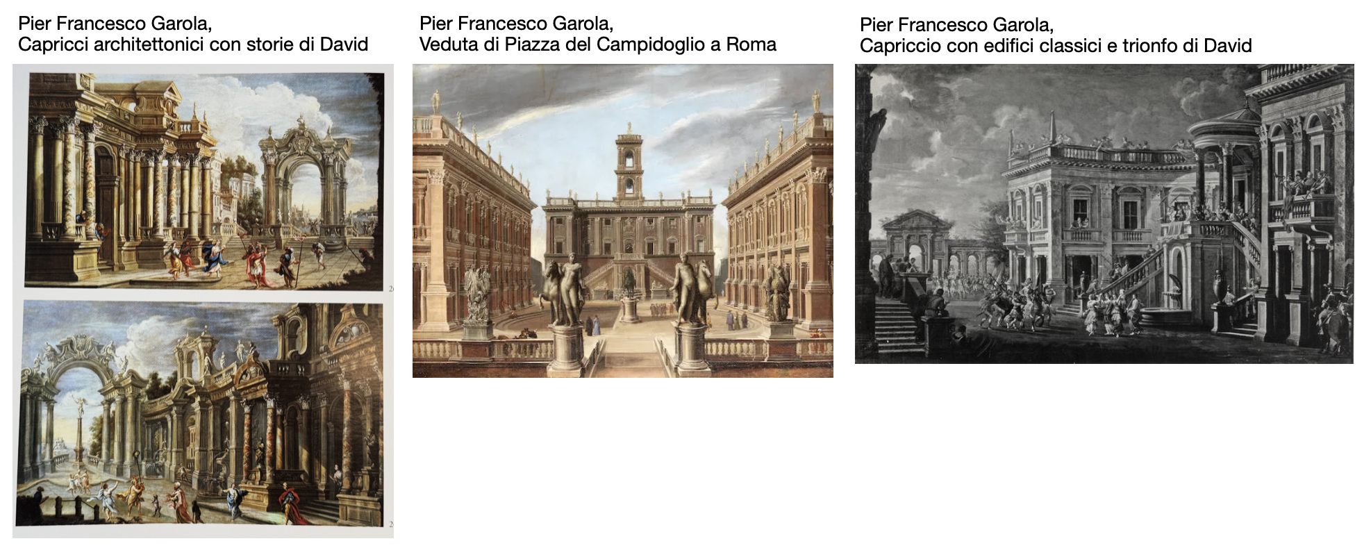 Capriccio architettonico con veduta costiera